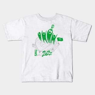 Saudi Arabia World Cup Soccer 2022 Kids T-Shirt